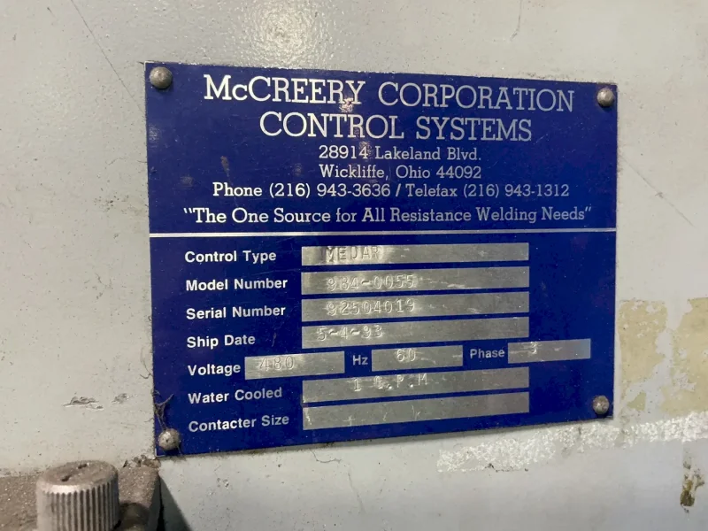 PECISION WELDER &amp; FLEXOPRESS CORP. 100 KVA SPOT WELDER