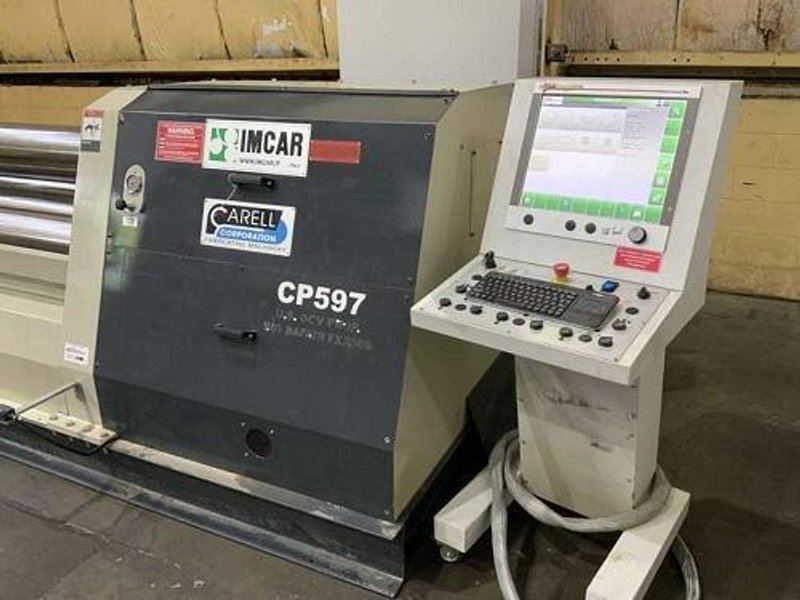 12&#039; X 5/16&quot; IMCAR MODEL #4RH.PBS.CNC PLATE BENDING ROLLS