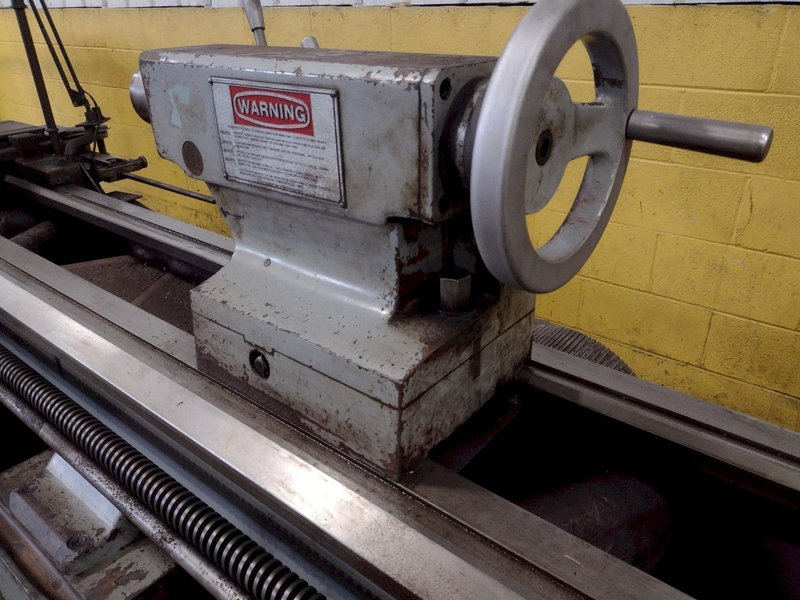 22" X 157" TARNOW MODEL TUJ 50M GAP BED ENGINE LATHE, 3.5" HOLE: STOCK 17547