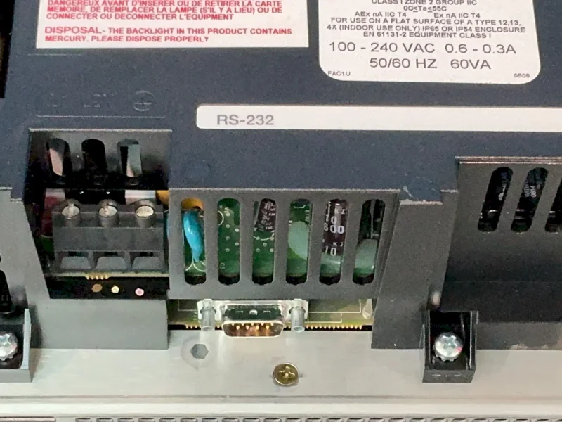 ALLEN-BRADLEY PANELVIEW 600 OPERATOR PANEL  -  2711-K6C5