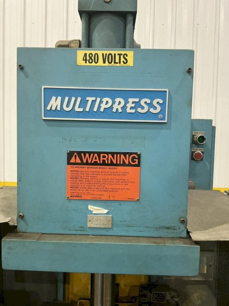15 TON MULTIPRESS MODEL #FW4H-150M-C461 HYDRAULIC PRESS 12" STROKE : YOBRO #25895