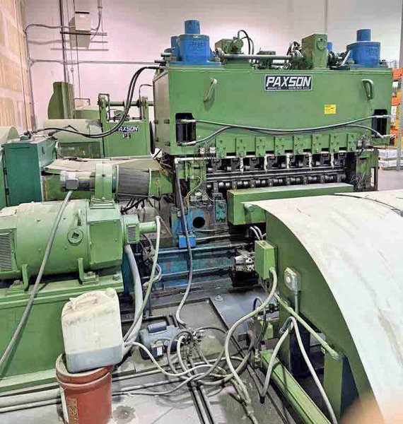 60" x 0.125" x 40,000# Paxson Cut To Length Line STOCK# 4233