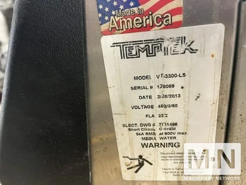 3 HP TEMPTEK MODEL VT3300-LS THERMOLATOR (10) AVAILABLE  MFG 2016- 2005