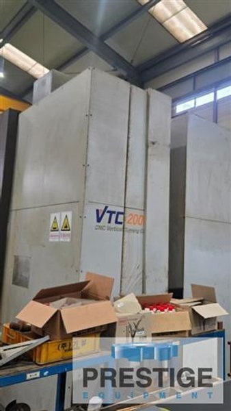 Hankook VTC 200E 78"/98" CNC Vertical Turning Center w/Milling
