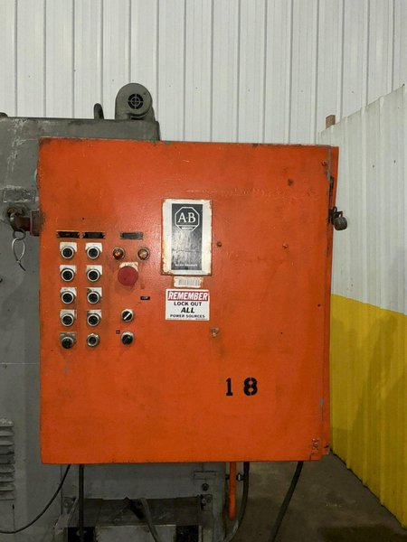 20,000 LBS X 36" LITTELL MODEL #S200-36 PULL OFF UNCOILER COIL REEL W/ COIL CAR: YOBRO #26128