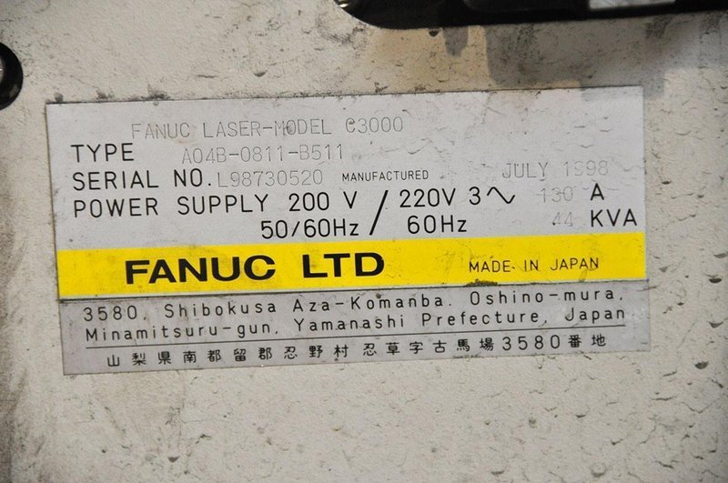 Fanuc laser source 4000 Watt