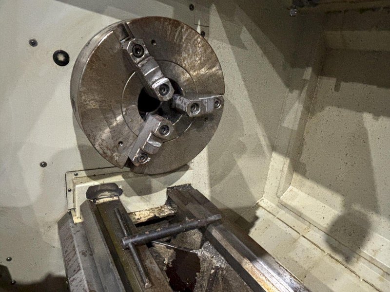 26&quot; X 60&quot; KENT MODEL #CKE2660 CNC LATHE W/ TURRET, NEW 2009, ANILAM 4200T CONTROL: STOCK #23751