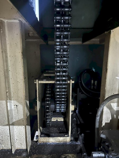 12,000 LB X 72" ROWE MODEL #12060-DSV POWERED COIL REEL / UNCOILER WITH HOLD DOWN ARM: STOCK 20234
