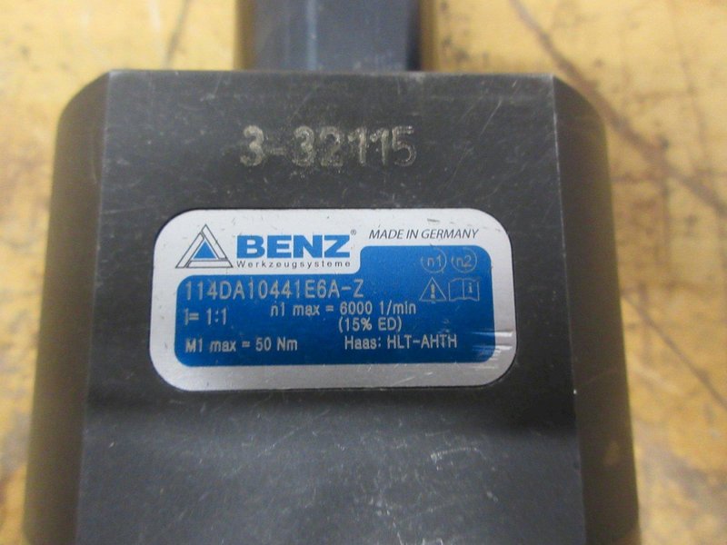 Benz ER32 Collet Axial Live Tool with Haas VDI40 Drive- Auction Item