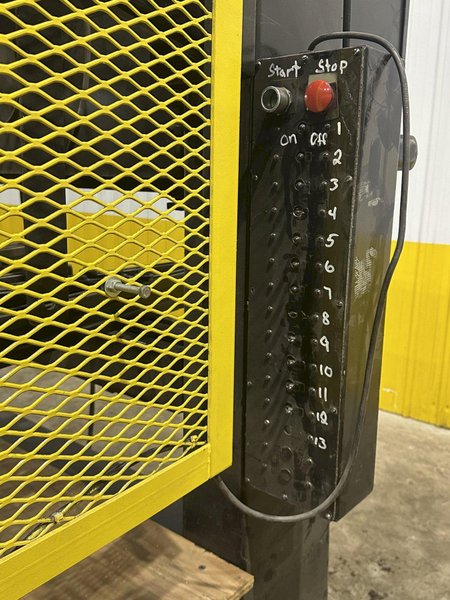 8 SPINDLE X 24&quot; X 86&quot; CEMCO MULTI-HEAD GANG DRILL &amp; BORING MACHINE: STOCK #22927