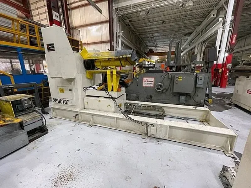 Feed Lease Motorized Coil Reel Uncoiler 20,000 Lbs. x 42&quot; Wide