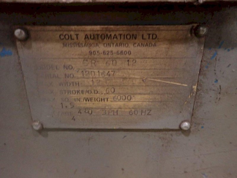 6,000 LBS X 12&quot; COLT MODEL #CR60 CENTERING REEL: YOBRO #24296