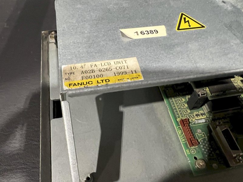 Fanuc Makino Professional 3 CNC 10.4" Operator Panel Interface A02B-0265-C071 A02B0265C071