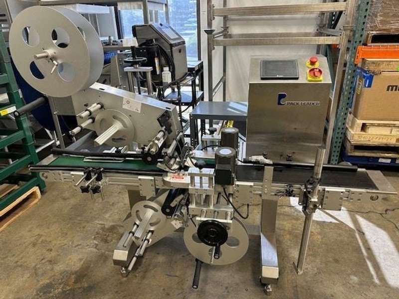 Pack Leader PL-501 Labeler, 2019 – With Hitachi UX2 Ink Jet Printer