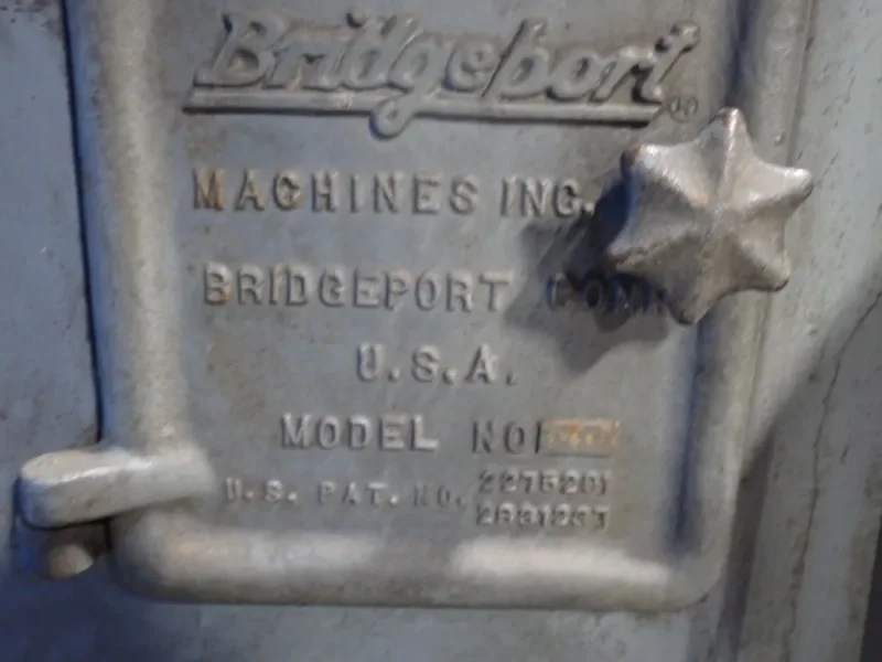 BRIDGEPORT 32" X 9" VERTICAL MILL  -  07277