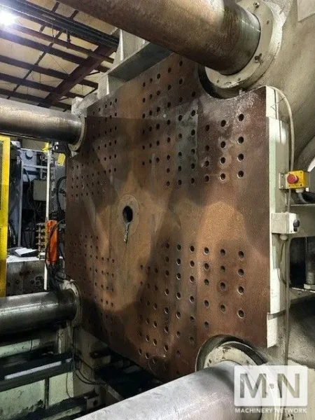 1750 TON 250 OZ TOSHIBA MODEL ISF1750DV10-110A INJECTION MOLDING MACHINE MFG 2000