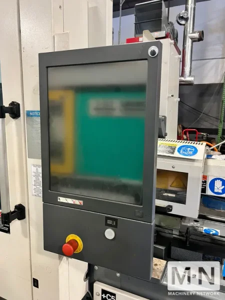 110 TON 3.7 OZ KRAUSS MAFFEI MODEL 100-180AX ELECTRIC INJECTION MOLDING MACHINE MFG 2011 SERIAL # 61015143