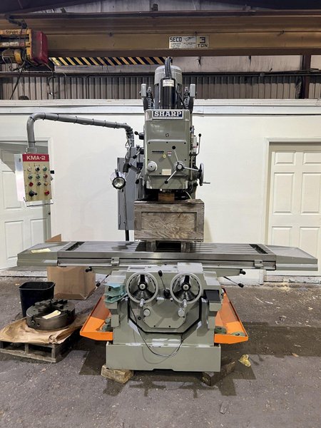 Used, Sharp Model KMA-2 Vertical Milling Machine