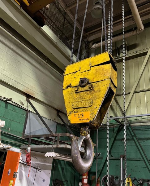 10 TON X 45' SPAN LOAD LIFTER OVERHEAD BRIDGECRANE: STOCK #79086