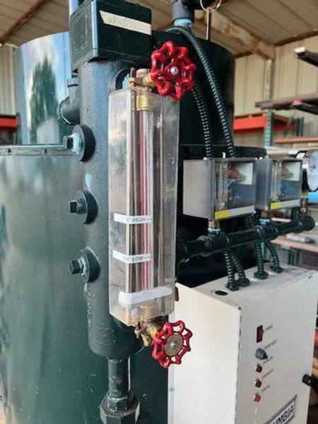 Columbia CT‑37.6‑S Steam Boiler with Power Flame C1‑G‑10B Burner, 2002 – Well-Maintained