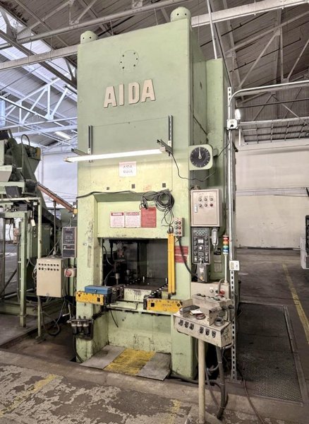 630 TON AIDA K-630 KNUCKLE JOINT PRESS. STOCK # 0758426