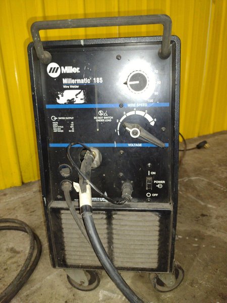 1 PHASE MILLER MODEL MILLERMATIC 185 STOCK 903497 MIG WELDER: YOBRO #24382