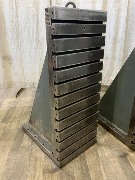 (2) 43-3/4" X 17-5/8" X 26-1/4" T SLOTTED ANGLE PLATES: STOCK #81167