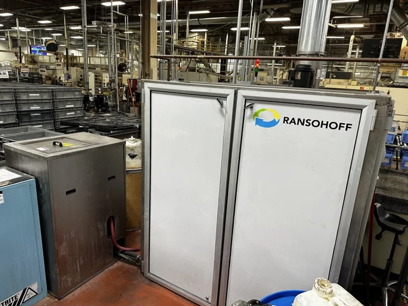 15&quot; x 15&quot; x 24&quot; CAE RANSOHOFF MODEL #LEANJET RB-2 ROTARY BASKET PARTS WASHER: STOCK #22671