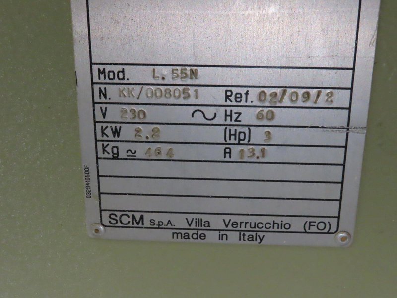 Samco MiniMax L55 Professional Grade Stroke Sander, 6" Belt, 98"x36" Table, 28" Motorized Adjustable Table Height, 3 HP- Auction Item