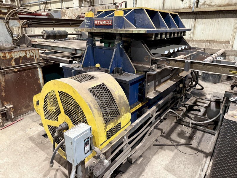 36" HI-RIB (7.2 TYPE) PANEL RAFTED ROLLFORMER LINE;  INCLUDES UNCOILER, FLYING SHEAR &amp; STACKER: YOBRO #24156