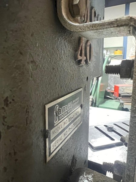 5 Ton Famco Bench Top OBI Power Press Model 40 with Stand