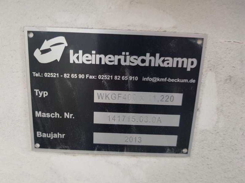 NEUE HERBOLD PLASTICS PROCESSING LINE / HEAVY DUTY PLASTICS SHREDDER