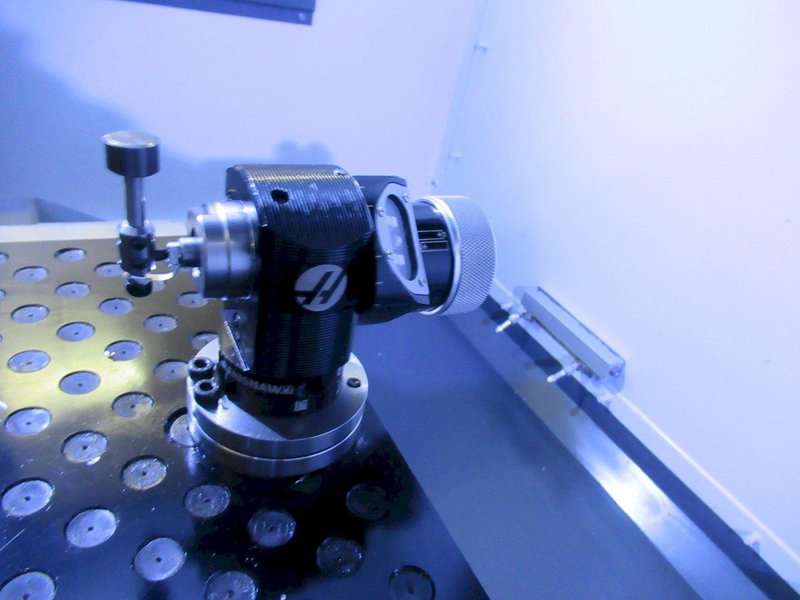 Haas DM-2 CNC Vertical Machining Center, NextGen Control, Brushless 4th &amp; 5th Axis Drives, Haas HRT-210, TSC, Probing, 18 ATC