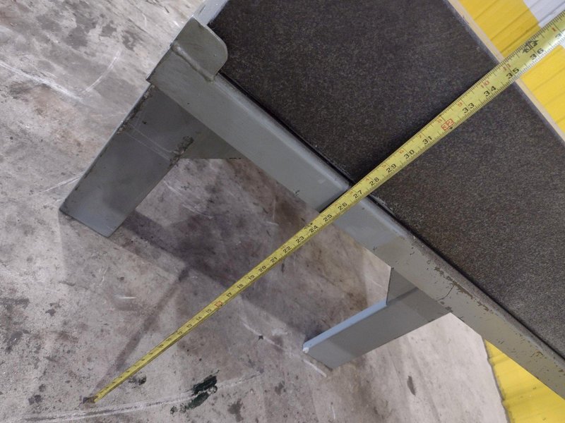 60&quot; X 36&quot; X 8&quot; CHALLENGE GRANITE TABLE: STOCK #22834