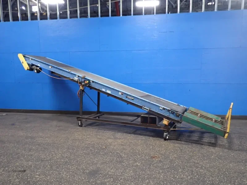 LENCO 30" X 222" PORTABLE CONVEYOR BELT SYSTEM