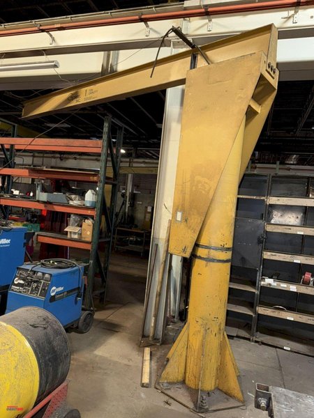 1 TON 12' X 12' X 12" GORBEL JIB CRANE: YOBRO #25779