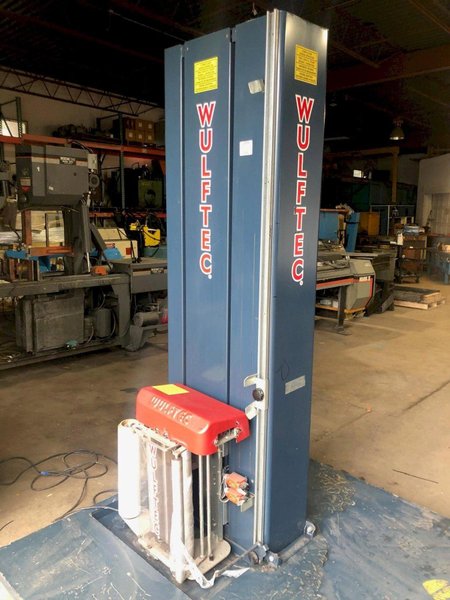 WULFTEC SEMI AUTO STRETCH WRAPPING MACHINE