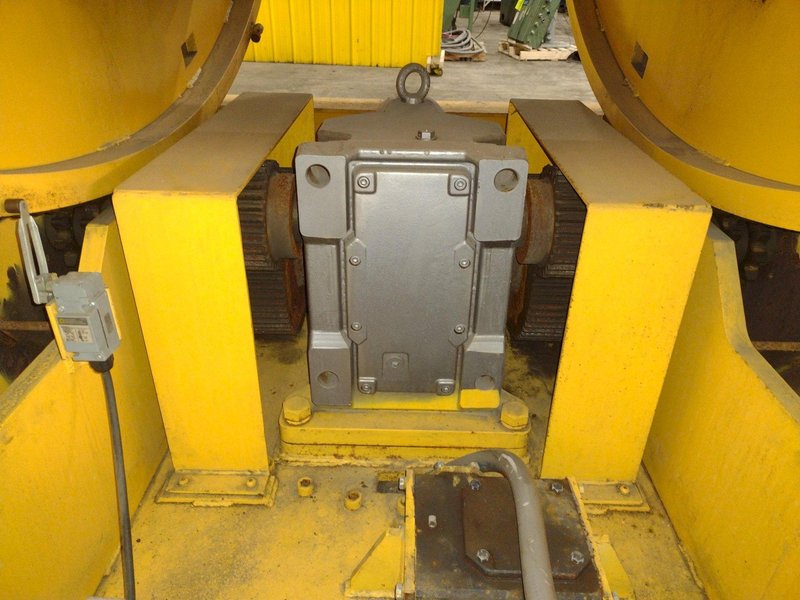 100,000 LBS BUSHMAN MODEL #MR9604 POWERED UPENDER / COIL FLIPPER WITH ROTATION: YOBRO #24612