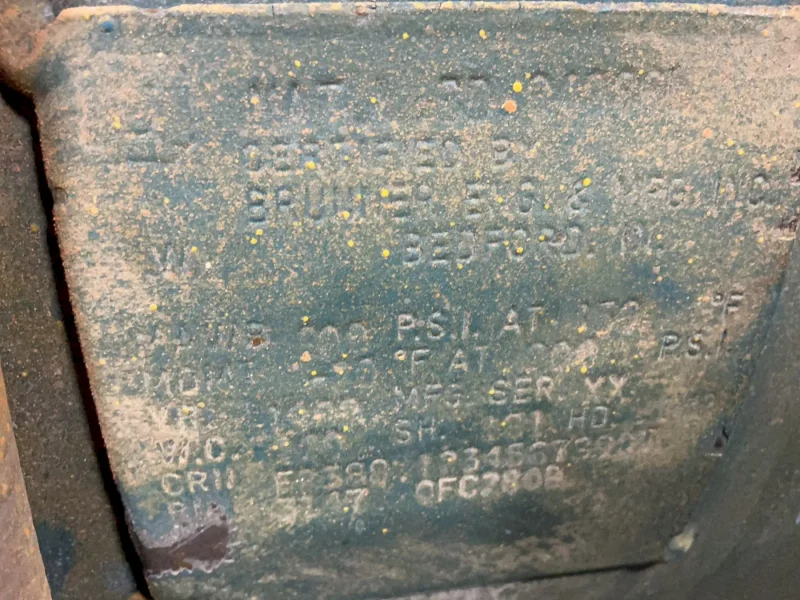 CURTIS 15 HP AIR COMPRESSOR  -  CV89D123S3N