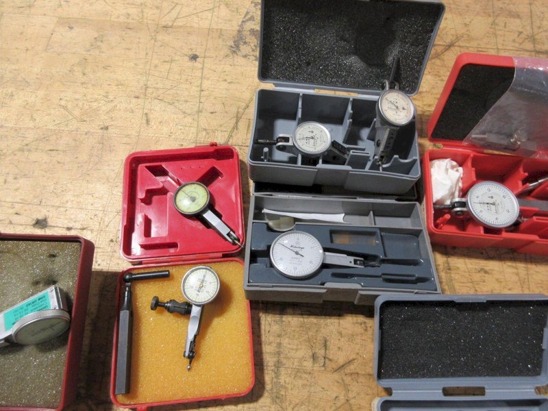 Dial Indicators Various Brands and Ranges, InteRapid, Fowler, Mitutoyo and Others- Auction Item