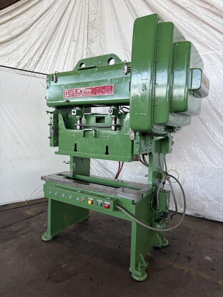 35 TON E.W. BLISS C2-35 GAP FRAME PRESS. STOCK # 0235525.