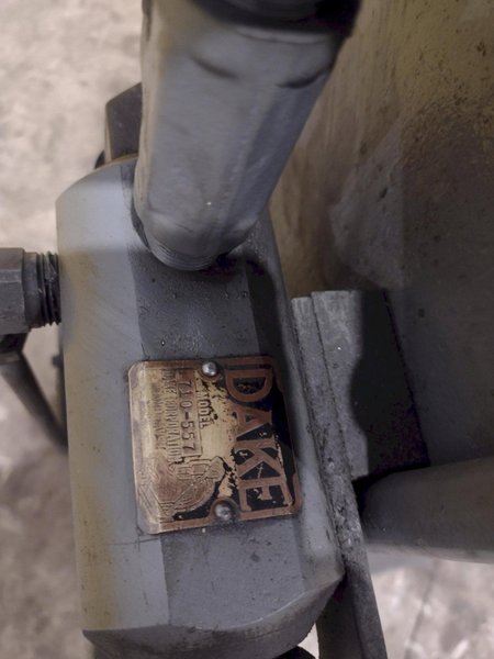 150 TON DAKE HYDRAULIC H-FRAME WHEEL PRESSING PRESS: YOBRO #25286