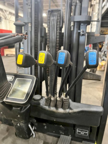 USED CLARK 6,000 LB ELECTRIC FORKLIFT MODEL ECX 30, Stock# 11017, Year: 2014