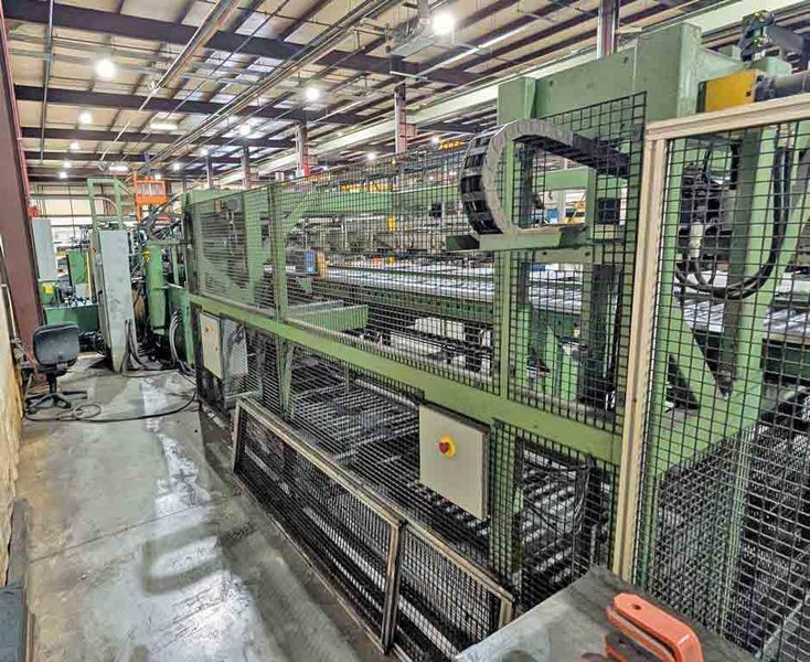 24" x 0.250" x 7,500# Custom Rollform Cut To Length Line