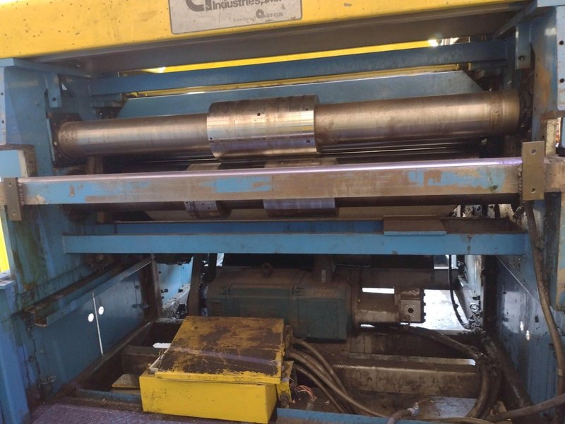 60" x 14 GA X 20,000 LB IOWA PRECISION MODEL #SLR6014-2.5 SLITTING CUT TO LENGTH COIL SLEAR LINE: YOBRO #26015