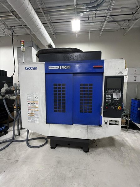 Brother Speedio S700X1 5 Axis CNC VMC, 2016 – Yukiwa Tilting Rotary Table, Blum Probe
