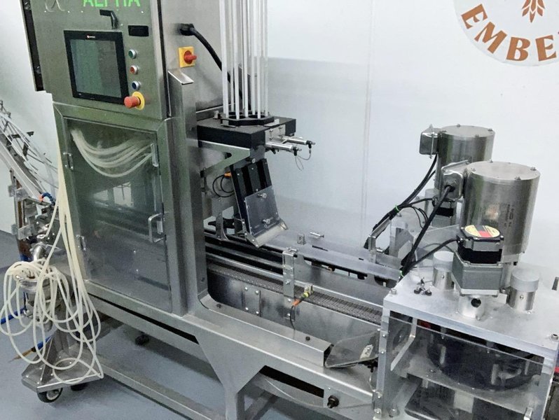 Alpha BC Canning Line, 2018 – Stirke Package 72 CPM Upgrade, SKA Fabricating Can-I-Bus Depalletizer