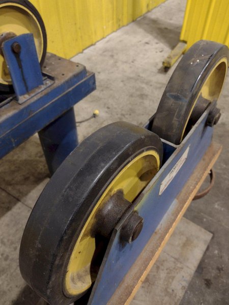 6,000 LB PANDJIRIS MODEL PIPER 3 TANK TURNING ROLLS, DRIVE &amp; IDLERS, 110V : YOBRO 24750