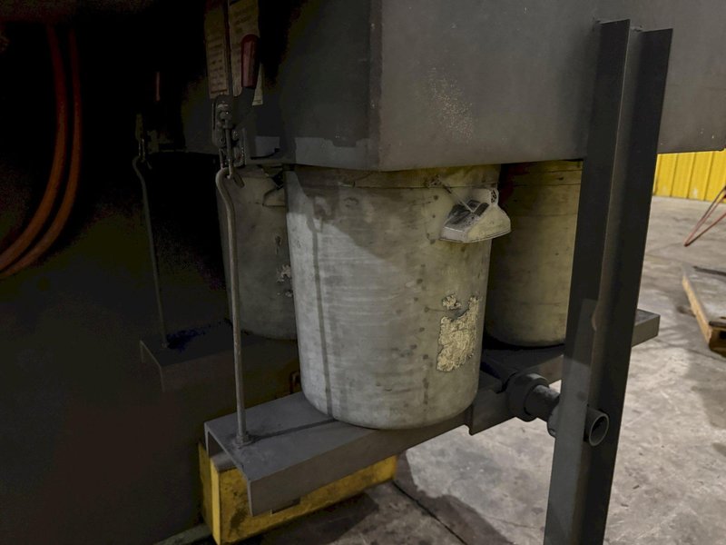 6 CU FT WHEELABRATOR MODEL WTB-6 TUMBLAST BELT TYPE BLAST CLEANING MACHINE: YOBRO #25940
