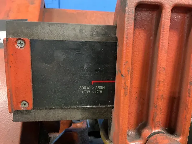 AMADA 10”X12” HORIZONTAL BAND SAW  -  HA-250W